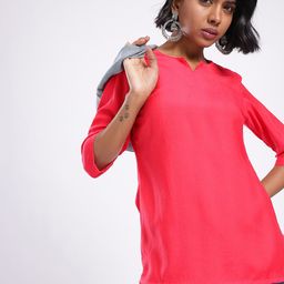 Anouk Rustic Striped Straight Kurti-picture-16