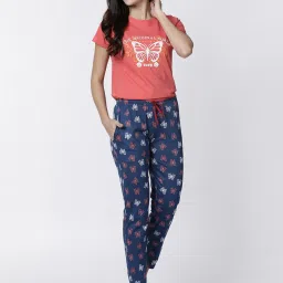 Kryptic Navy Printed Pyjamas image 4