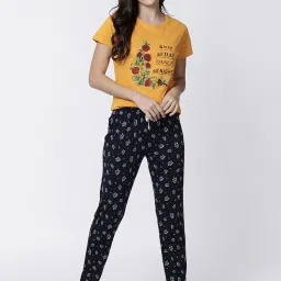 Kryptic Navy Printed Pyjamas image 4