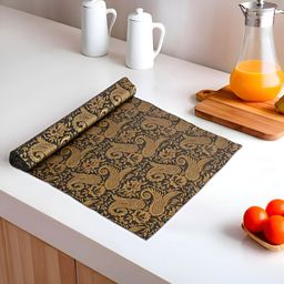 Aura Gold-Toned Set of 1 Water Resistant Shelf Liner Organisers-82