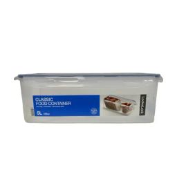 Lock & Lock Transparent Plastic Rectangular Bread Box with Divider image 2