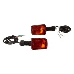 Uno Minda TD-5017AL Amber Lens Blinker Lamp Assembly Rear LH for Hero CD-100SS (Set of 2 Pcs)-37