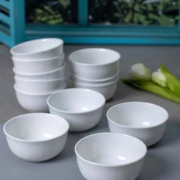 SONAKI White Bone China Serving Bowls - Set of 12-image-18