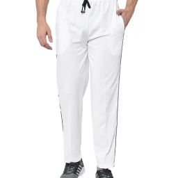 Vimal Jonney White Cotton Trackpants-picture-11