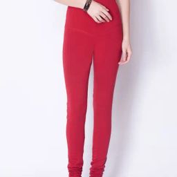 Dollar Missy Red Cotton Leggings-image-7