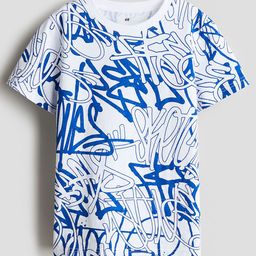 H&M Printed Cotton T-Shirt-image-5