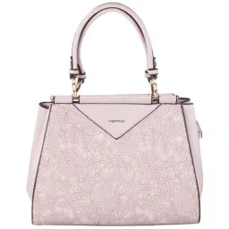Metro Pink Embroidered Medium Handbag-47