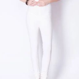 Dollar Missy White Cotton Leggings-image-91
