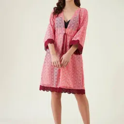 The Kaftan Company Pink Cover Up-image-24
