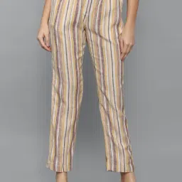 Allen Solly Beige Striped Trouser-26