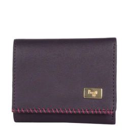 Baggit Purple Solid Tri-Fold Wallet for Women-image-46