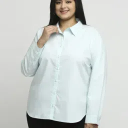 Style Quotient Blue Cotton Regular Fit Shirt-image-28