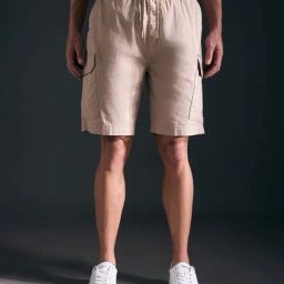Pepe Jeans Brown Regular Fit Cargo Shorts-image-62