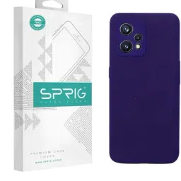 Sprig Liquid Silicone Back Cover for REALME 9 PRO PLUS (Purple)-image-99