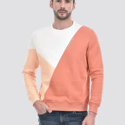 Numero Uno Multicolor Regular Fit Color Block Sweatshirt image 1