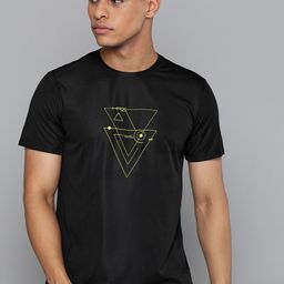 HRX by Hrithik Roshan Antimicrobial Finish Rapid-Dry Brand Logo Printed Running T-shirt-image-66