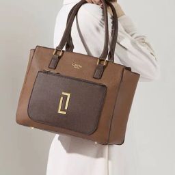 Lavie Luxe Tan LX Kyle Lg Tote Handbag-image-91