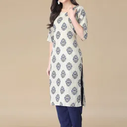 anouk rustic HERE&NOW Women Pack Of 3 Ethnic Motifs Printed Kurta image 5