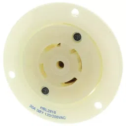 HUBBELL WIRING DEVICES CONNECTOR, POWER ENTRY, RECEPTACLE, 30A, HBL2816-picture-37