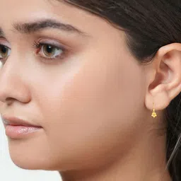 BHIMA Women 22KT BIS 916 Hallmark Gold Blossom Drop Earrings -1.01g-picture-37