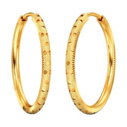 Joyalukkas 22k (916) Yellow Gold Glamorous Earring for Women-image-23