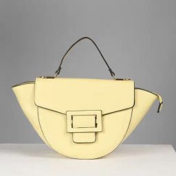 Allen Solly Yellow Solid Medium Handbag-image-35