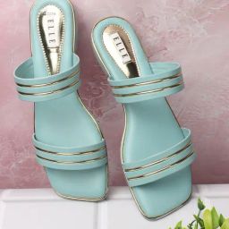 Elle Women's Blue Casual Sandals-image-37