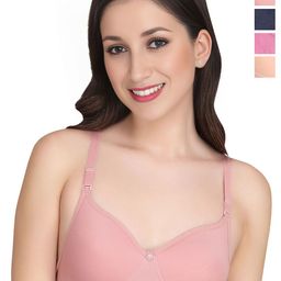 Liigne Pack of 4 Full Coverage Lightly Padded Bra-38