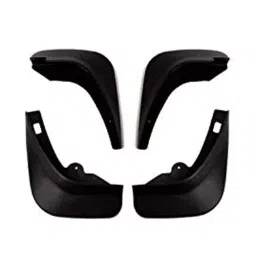 Auto Pearl Car Mud Flap/Guard Black for ‎Bottom Compatible With Chevrolet Aveo Uva 2008-2012 (Set of 4)-image-28