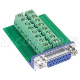 L-COM D SUB CONNECTOR, STANDARD, RECEPTACLE, 15 POSITION, DGB15FT-picture-22