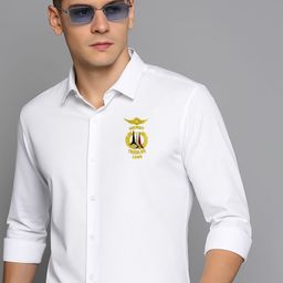 SHOWOFF Self Design Classic Slim Fit Cotton Casual Shirt-image-31