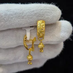 Anshenterpris Gold-Plated Geometric Drop Earrings-image-47