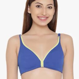 Clovia Blue Non Wired Padded T-Shirt Bra-image-106