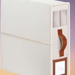 HOUSE OF QUIRK Beige Set of 4 Regular Drawer Organiser Organisers image 4