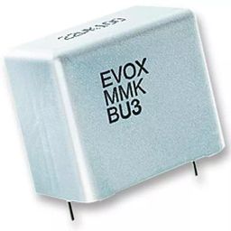 Kemet General Purpose Film Capacitors 0.47µF, 63V, 10%, PET, RADIAL, MMK5474K63J02L4BULK (Pack of 10)-image-94