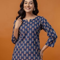 FERANOID Printed Pure Cotton Straight Kurti-picture-28