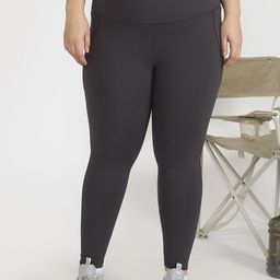 Hunnit Women Solid Ankle-Length Tights-6