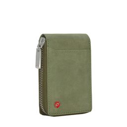Hornbull Men Zip Detail Leather Two Fold Wallet-54