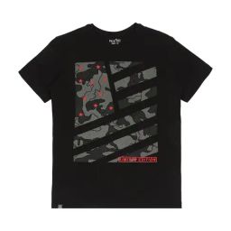 Palm Tree by Gini & Jony Kids Black Cotton Graphic Print T-Shirt-image-44