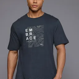 HRX by Hrithik Roshan Men Typography Printed Drop-Shoulder Sleeves Pure Cotton T-shirt-picture-30