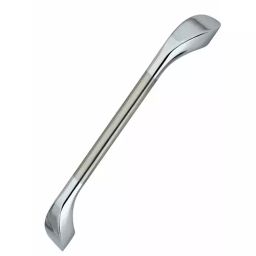 Harrison Rose 1008 250 mm Zinc Die Casting SN/CP Finish Cabinet Pull Handle-image-42