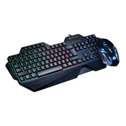 Zebronics Wired Gaming Keyboard & Mouse Set Black 106 Keys 2.4 GHz, ZEB-Optimus-2