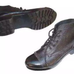 INDER MILITARY DMS Boot High Ankle Full Grain Leather Size UK 10 Black-picture-7