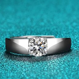 MEENAZ Men Silver-Plated AD Studded Adjustable Finger Ring-image-90
