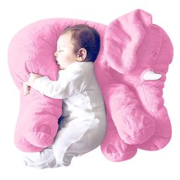 MummaSmile Elephant Shaped Soft Toy cum Baby Pillow - Pink-11