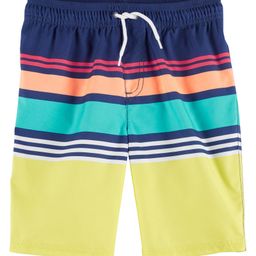 Carter's Striped Swim Trunks - Blue-image-69