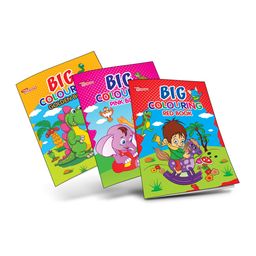 Diamond Toons Big Colouring Books Colouring Books Set of 3 - English-17