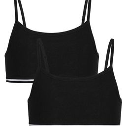 Charm n Cherish Pack Of 2 Bottom Taped Beginners Bra - Black-image-76
