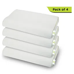 Cushows Memory Foam Contour Cervical Pillow For Relief From Neck Pain For Side Sleepers With Large Size PACK OF 4 White-picture-42