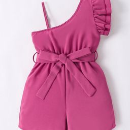 Kookie Kids    Sleevelss Jumpsuit  Solid Colour - Fuchsia-image-39